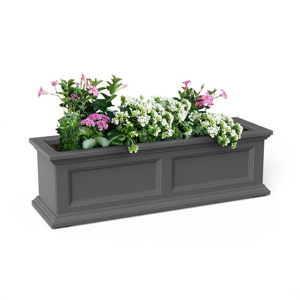 Fairfield 3ft Window Box, Graphite Grey